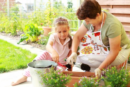Professional landscaping in Barnes with structured planting and garden design